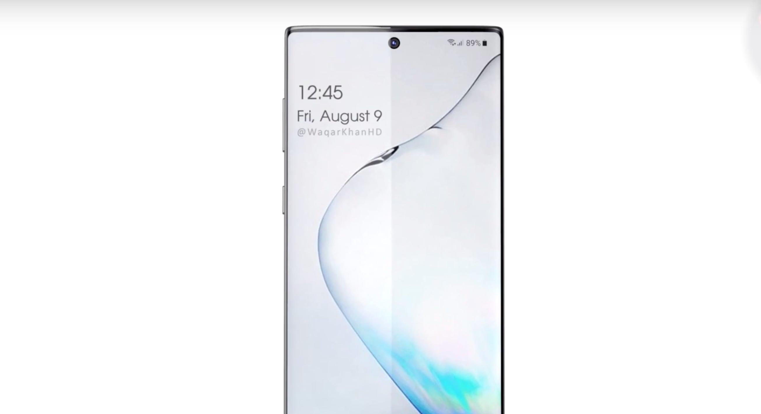 Bản dựng chi tiết Galaxy Note 10 ảnh 2 Ban dung chi tiet Galaxy Note 10 anh 2