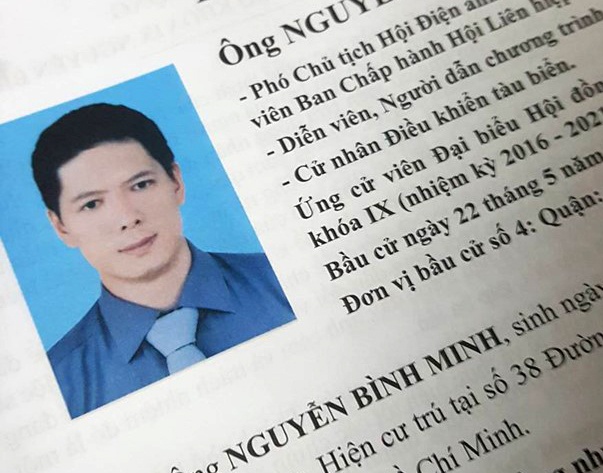 Dien vien Binh Minh khong trung cu dai bieu HDND TP HCM hinh anh