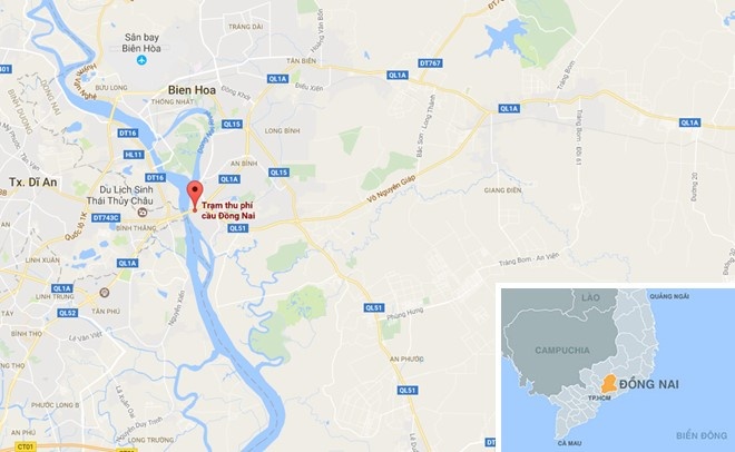 Canh sat giao thong bi xe tai can anh 3