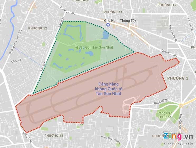 Bộ Quốc phòng nói về sân golf sân bay Tân Sơn Nhất ảnh 2 Bo Quoc phong noi ve san golf san bay Tan Son Nhat anh 2