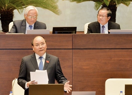 Thu tuong va cac bo truong tra loi chat van anh 1