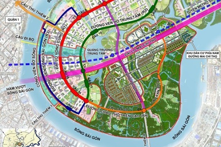 TP.HCM de xuat doi dat vang lay cau Thu Thiem 4 hinh anh