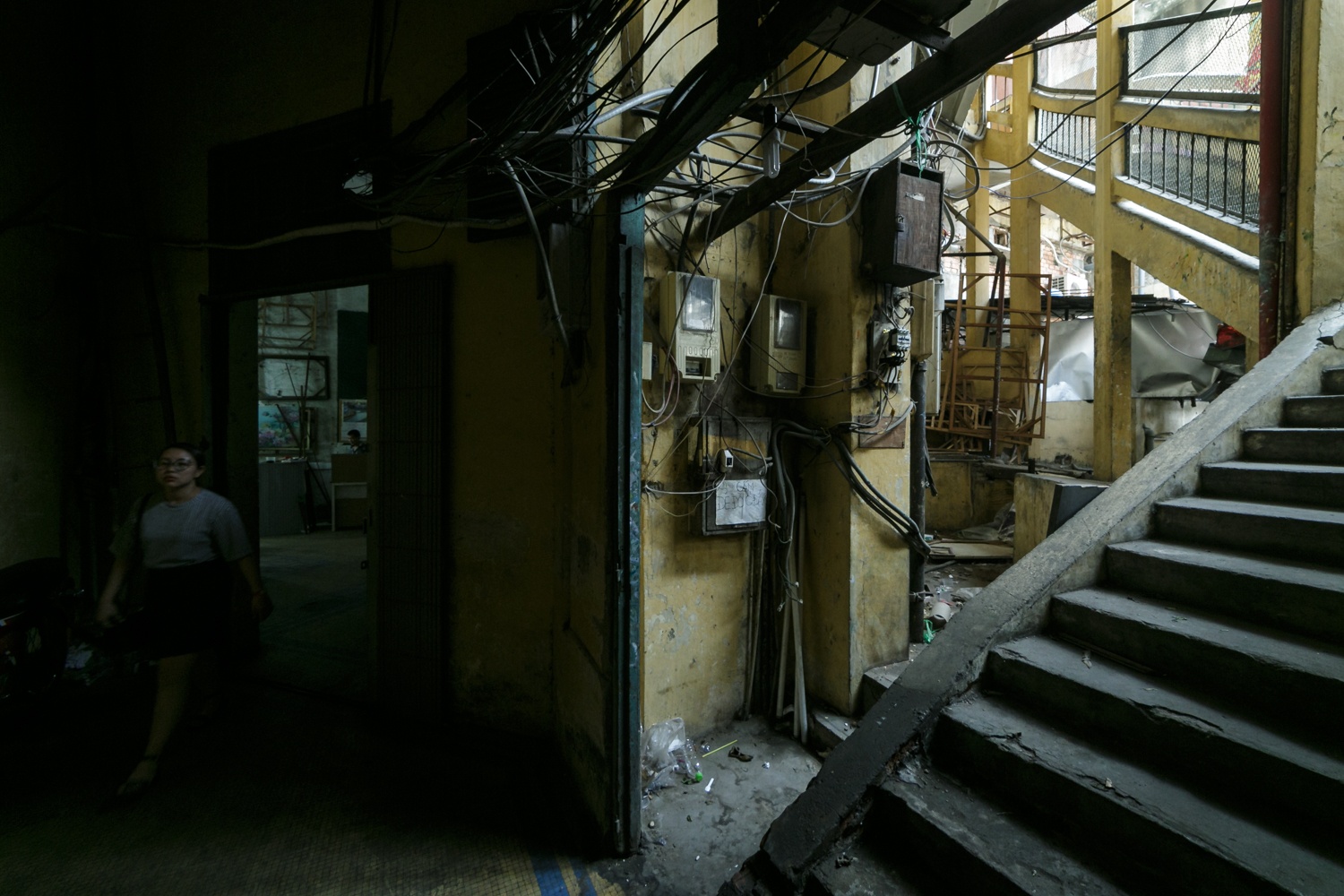 nhung chung cu khong coi bao chay,  khong loi thoat hiem anh 1