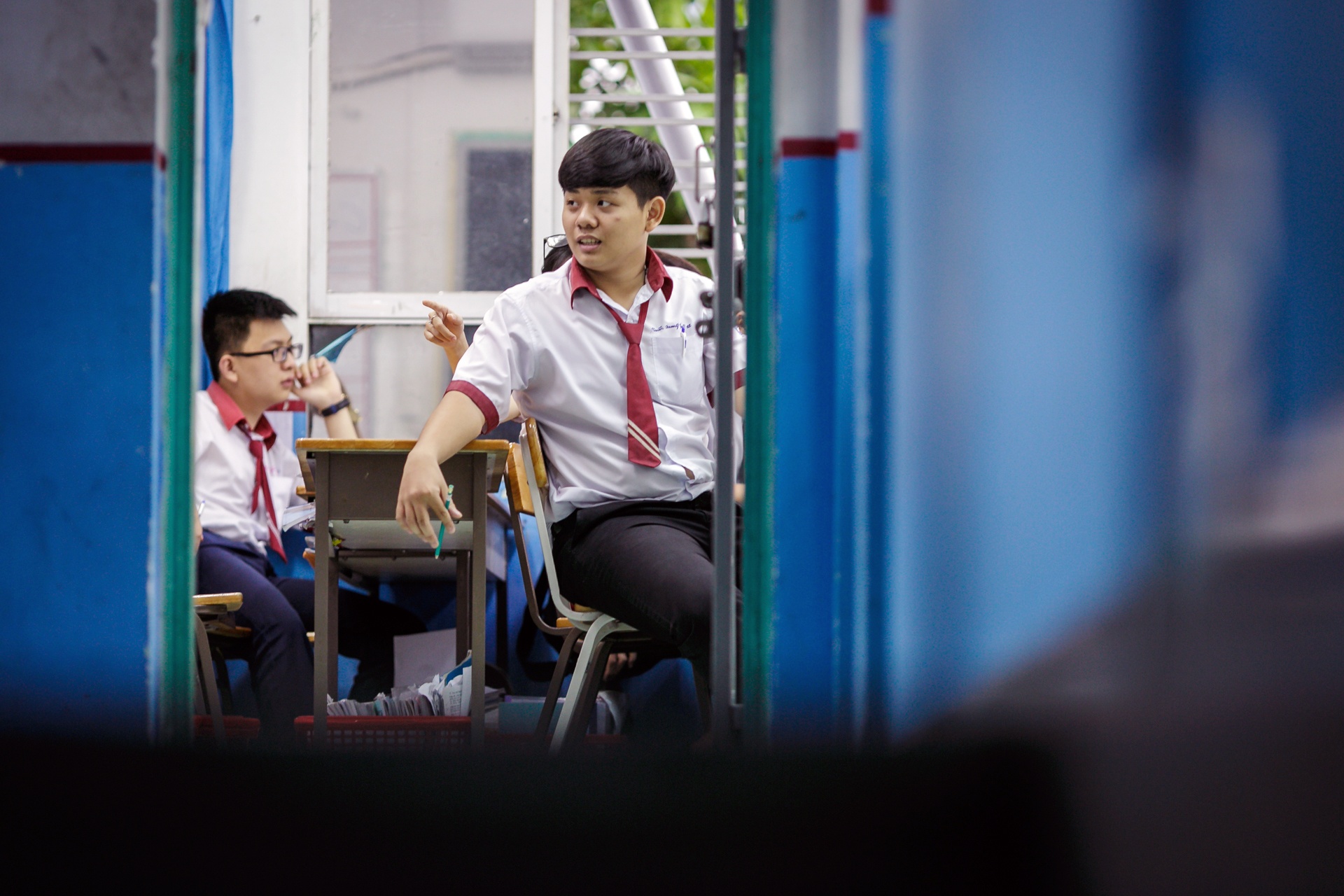 sĩ tử ráo riết ôn luyện cho kì thi THPT quốc gia ảnh 4 si tu rao riet on luyen cho ki thi THPT quoc gia anh 4