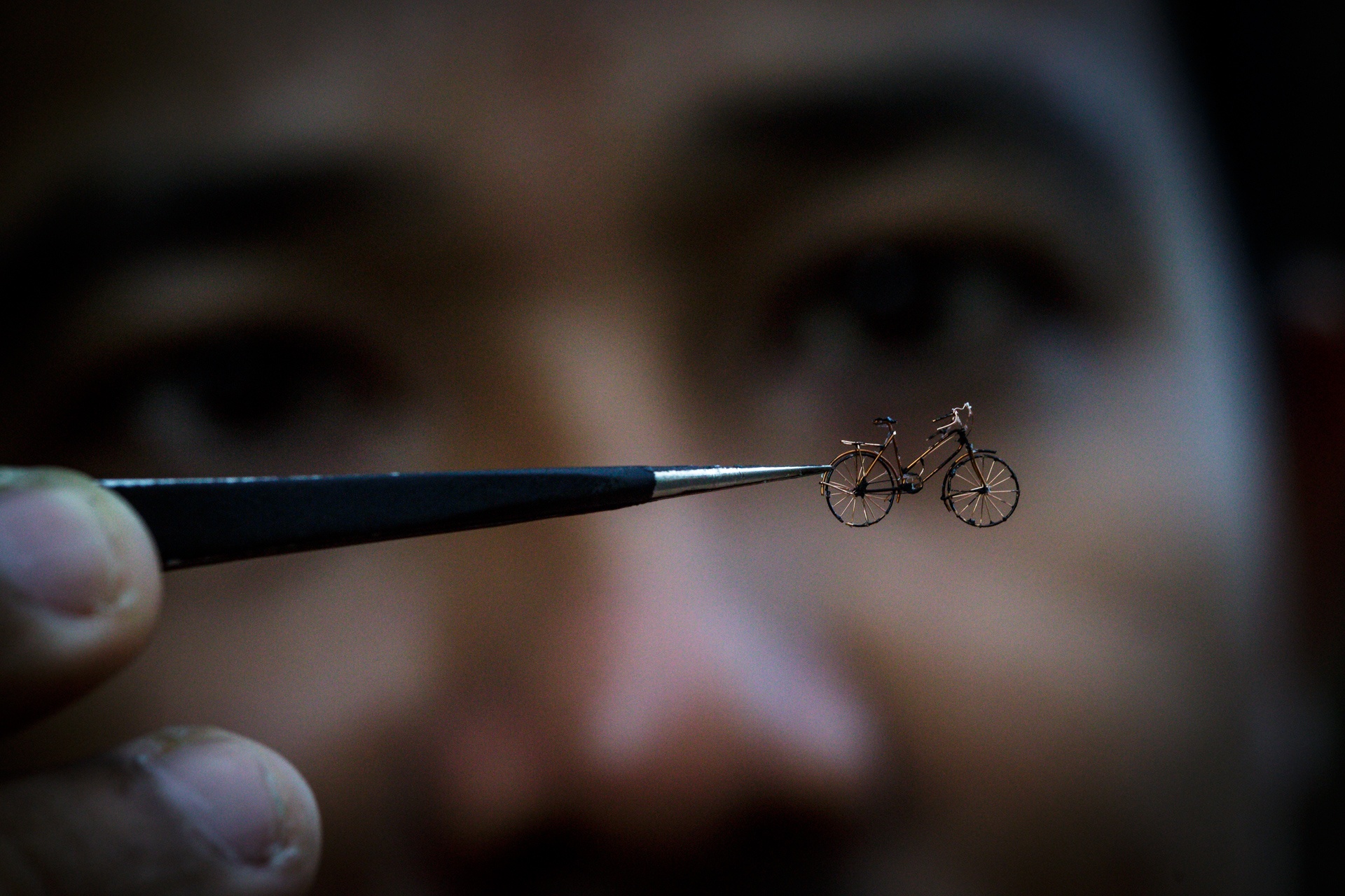 can canh nhung mo hinh sieu nho cua nghe nhan o sai gon anh 1