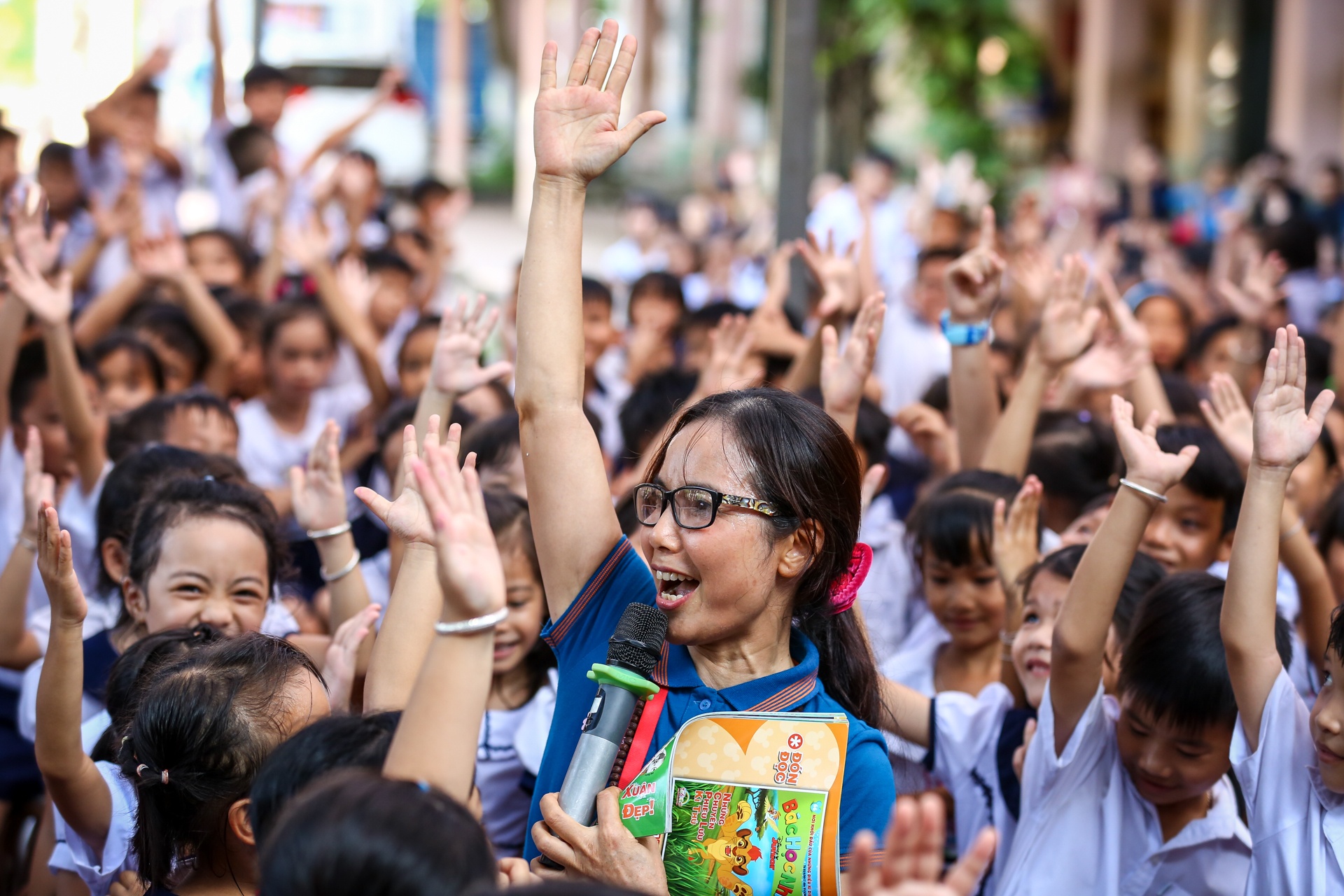 du an mang sach hay den voi hoc sinh tieu hoc cua 4 co giao day van anh 6