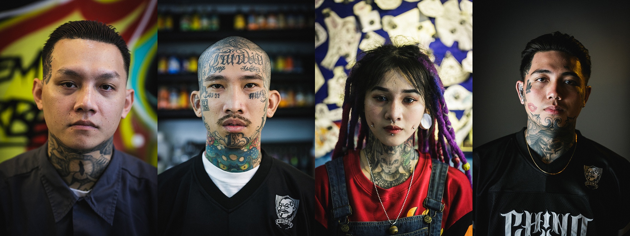 phia sau hinh xam tren mat nguoi tre Sai Gon anh 1