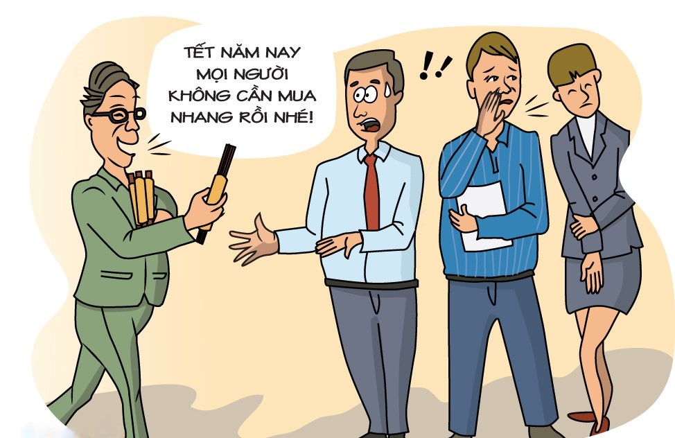 Hi hoa ve cach thuong Tet doc, la cuoi ra nuoc mat hinh anh