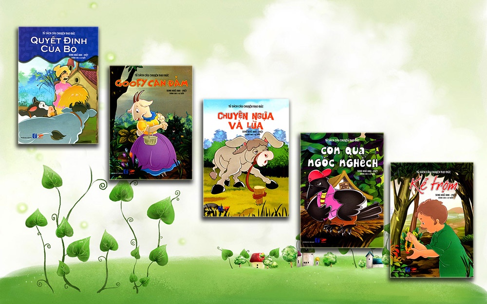 truyen tranh song ngu cho be anh 1