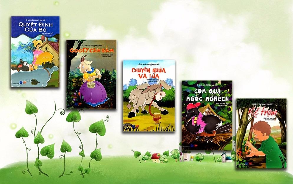 3 bo truyen song ngu giup be hoc tieng Anh mot cach don gian hinh anh