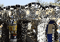 Khu vuon quai di o Italy lay cam hung tu bo bai Tarot huyen bi hinh anh