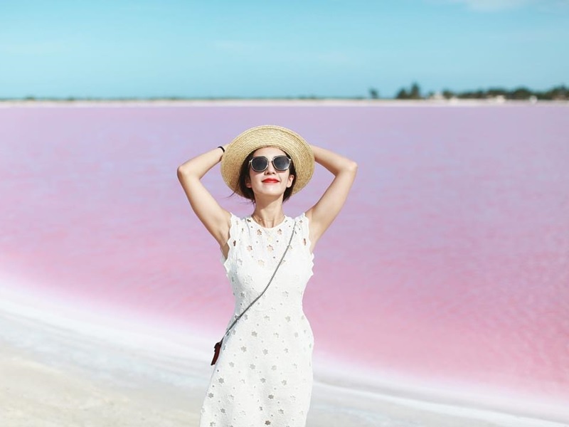 Lac loi giua khung canh ky ao kho tin cua ho nuoc hong o Mexico hinh anh