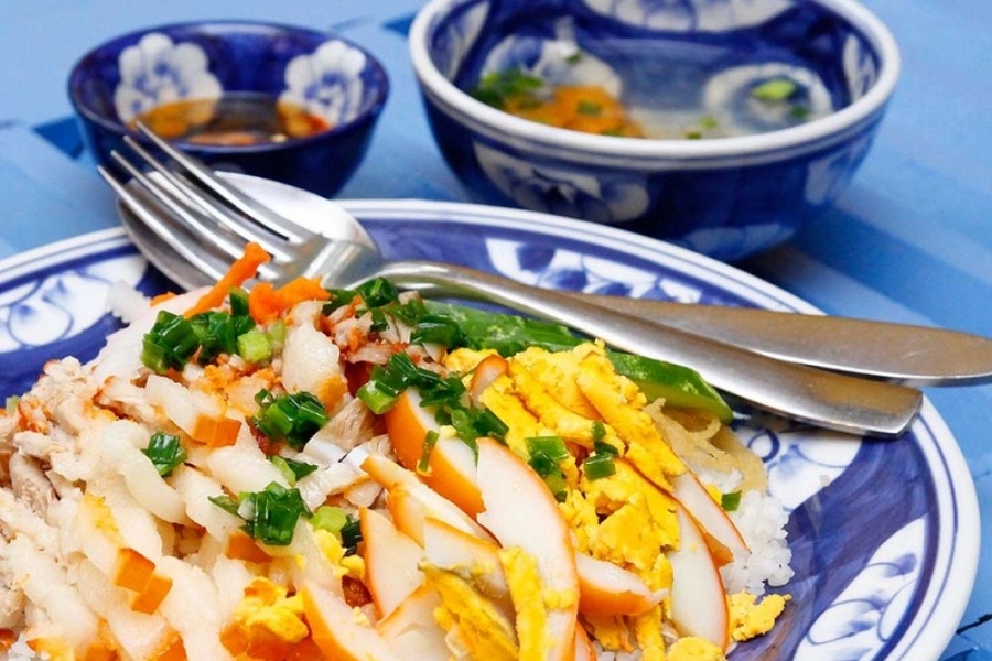 Dac san com tam nhuyen noi tieng o An Giang hinh anh