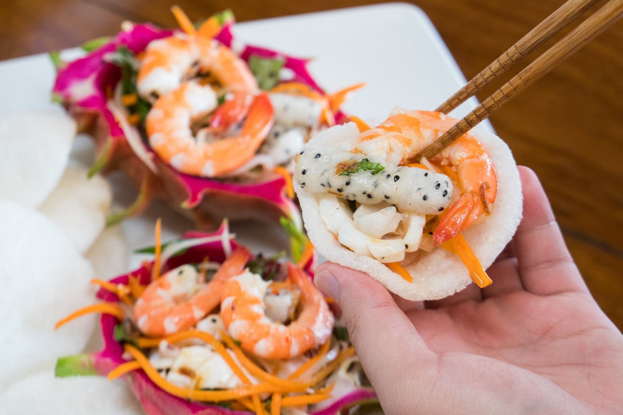 Mon man ket hop voi huong vi trai cay hinh anh