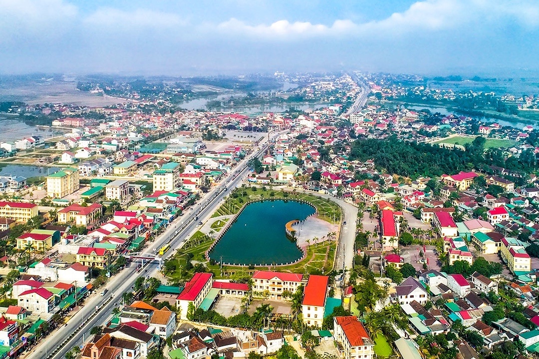 Nhung thi tran o nuoc ta co ten rat ngan hinh anh