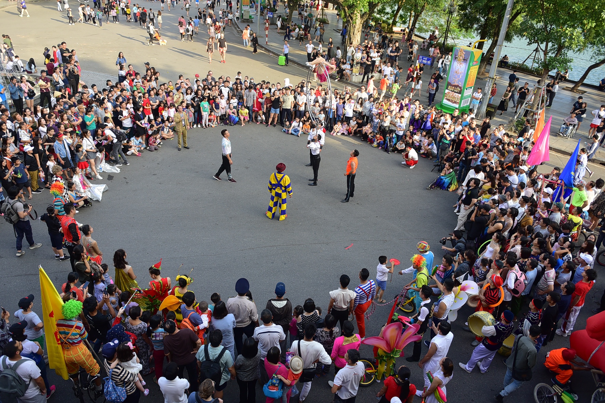 Lac da dieu hanh tren pho di bo anh 2