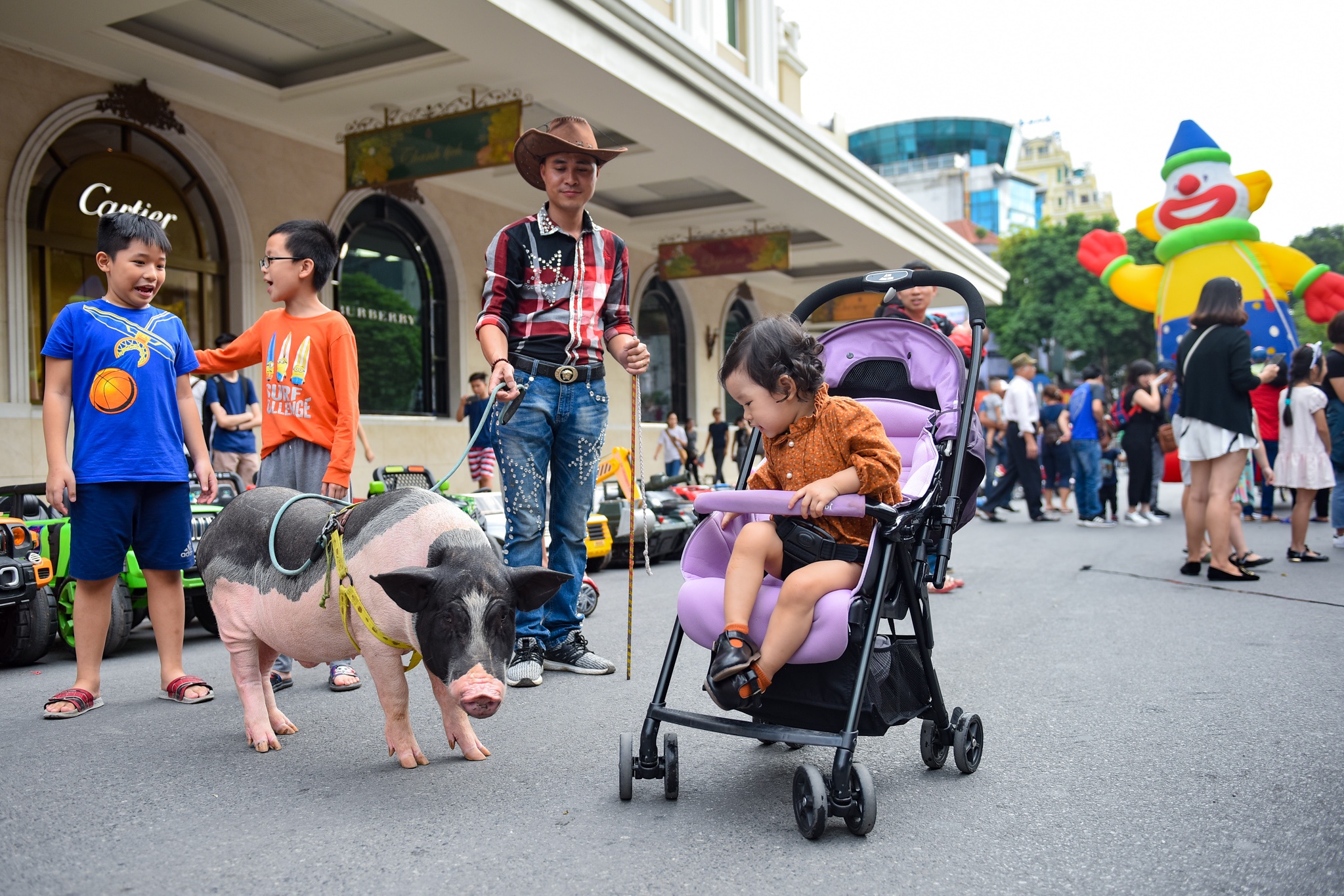 Lac da dieu hanh tren pho di bo anh 5