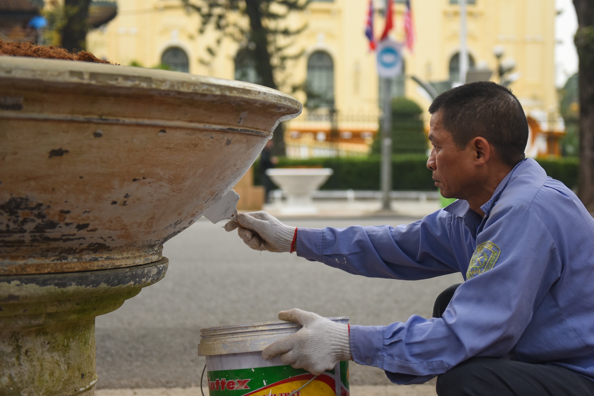 Hà Nội trang hoàng đường phố ảnh 11 Ha Noi trang hoang duong pho anh 11