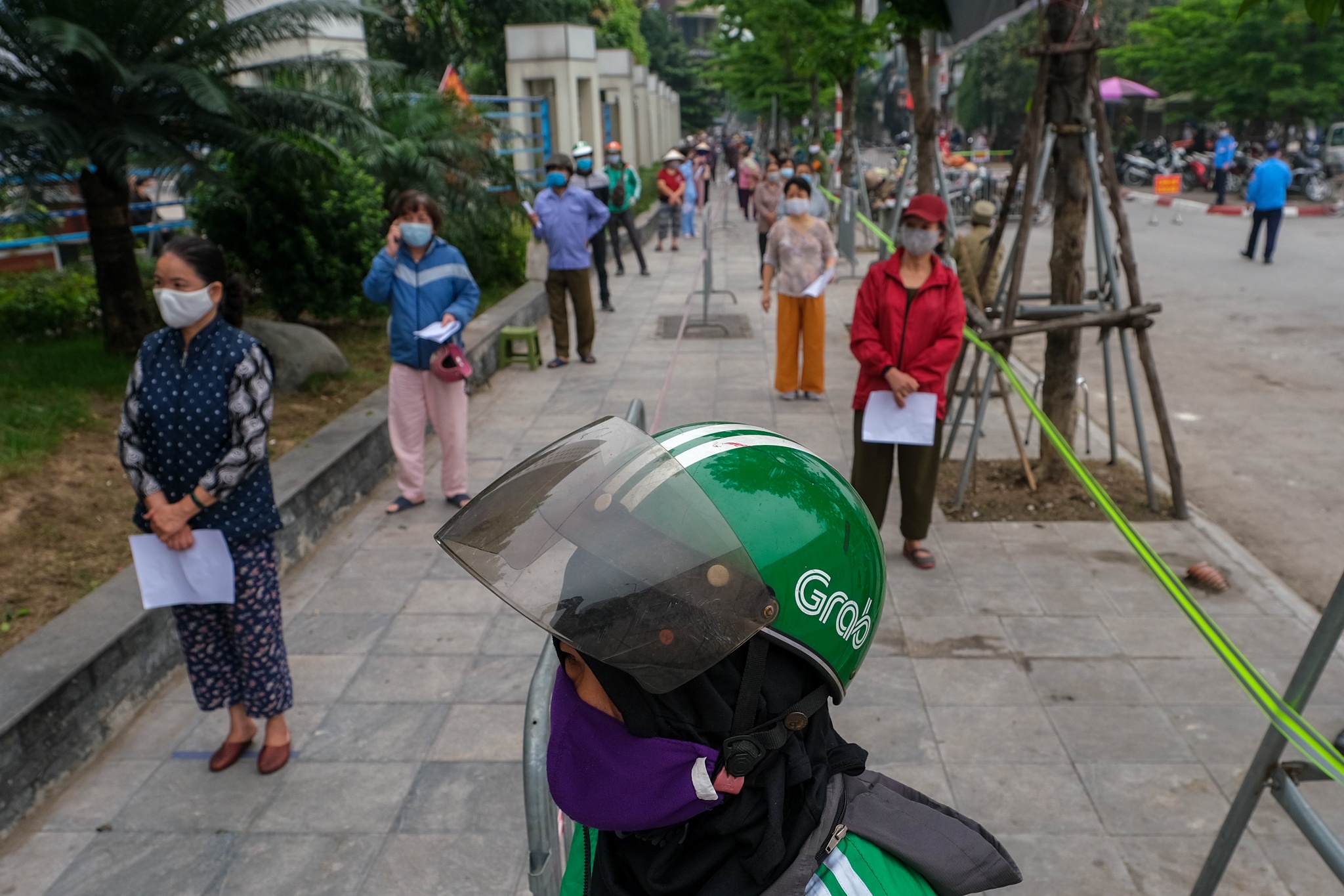 Công nghệ AI nhận diện khuôn mặt người đến nhận gạo ảnh 1 Cong nghe AI nhan dien khuon mat nguoi den nhan gao anh 1