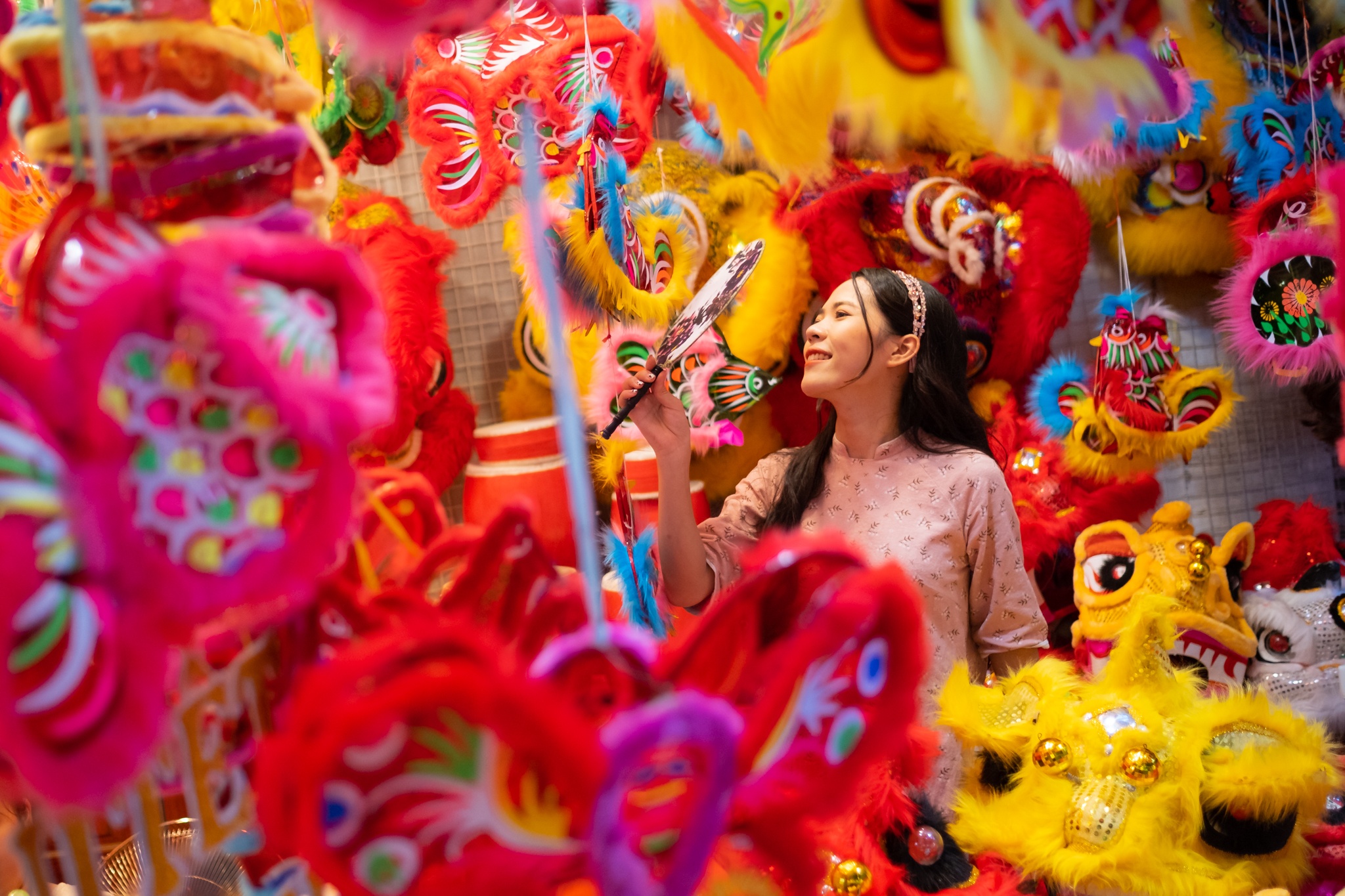 Tim ve Trung Thu tuoi tho o pho co Ha Noi hinh anh