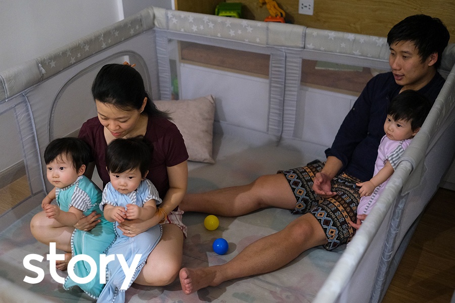 Cuoc song lam bo ba be trai cua John Hung Tran hinh anh