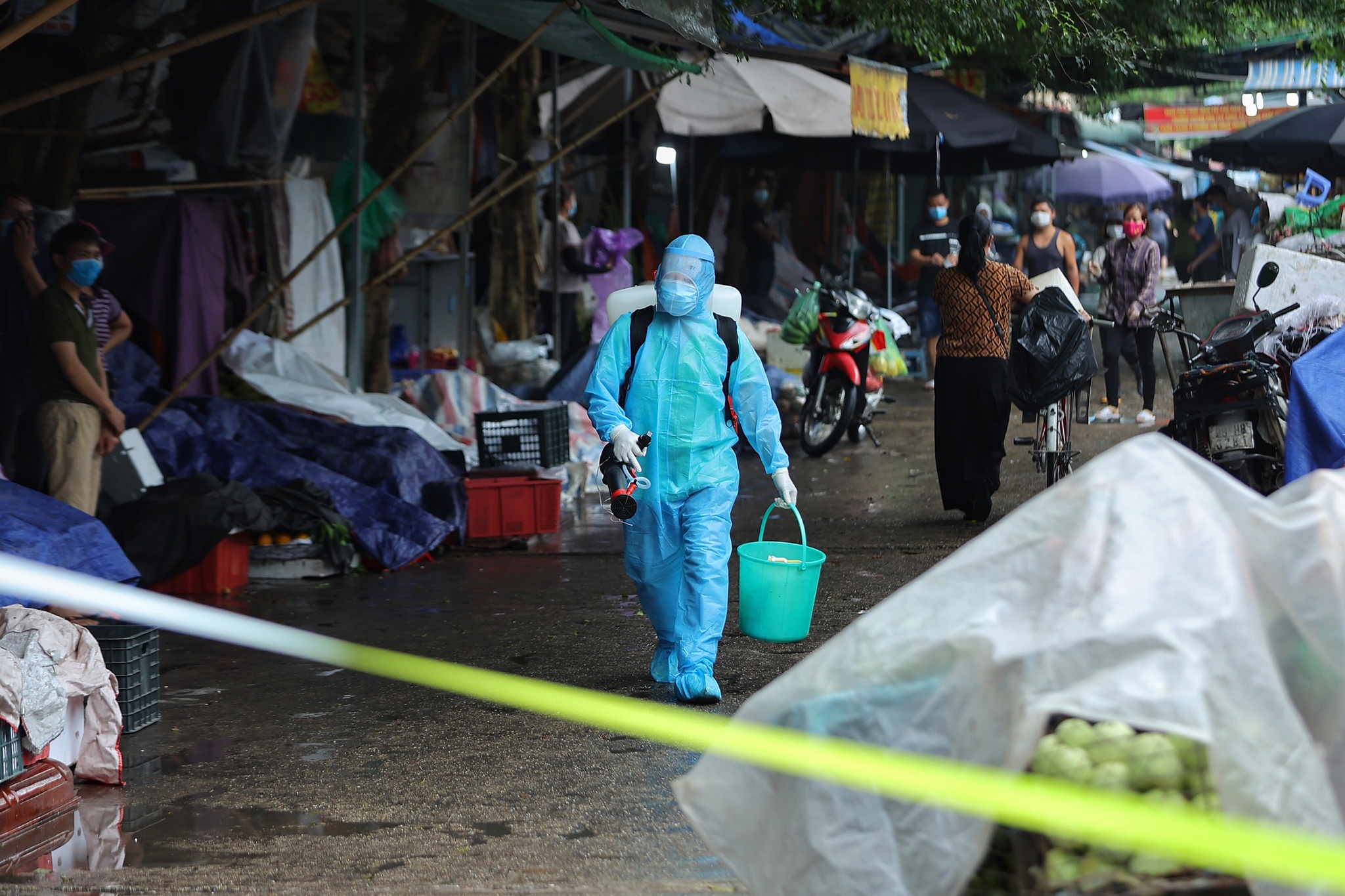 Tieu thuong cho Xanh duoc lay mau xet nghiem Covid-19 anh 7