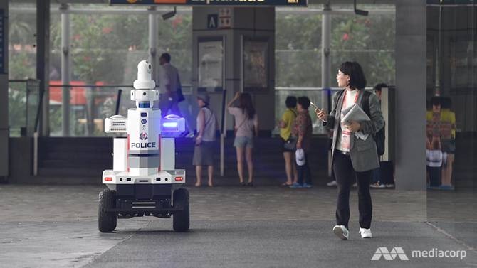 Singapore su dung robot tuan tra cho hoi nghi cap cao ASEAN hinh anh