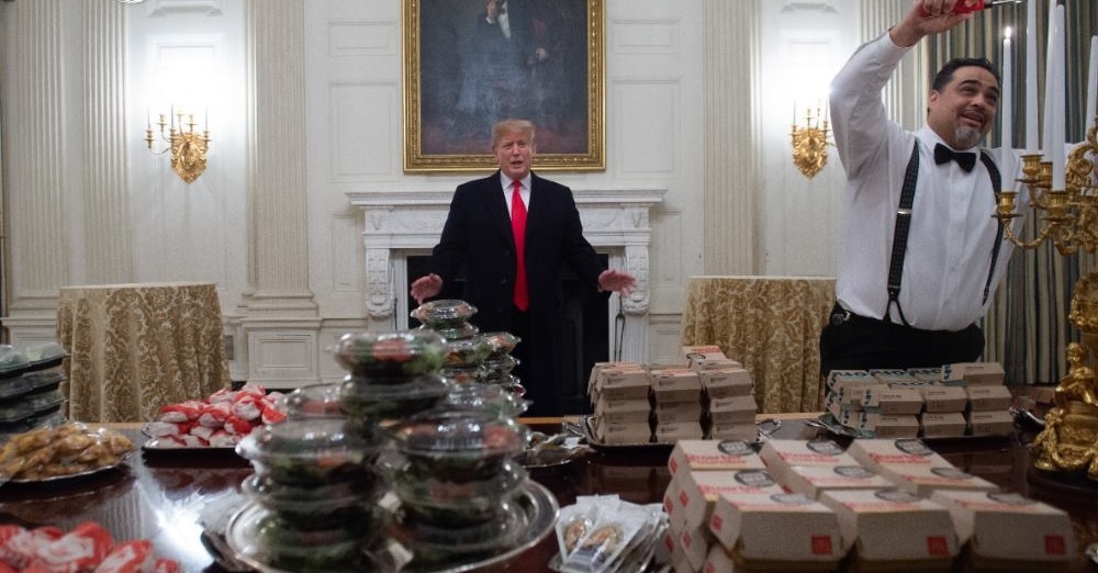 Trump đồ ăn nhanh ảnh 1 Trump do an nhanh anh 1