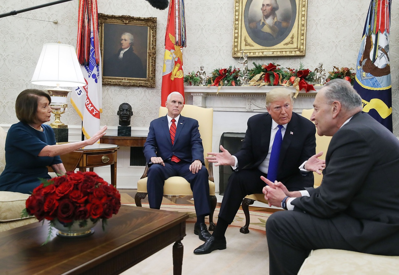 Lãnh đạo Dân chủ đối đầu Tổng thống Trump ảnh 2 Lanh dao Dan chu doi dau Tong thong Trump anh 2