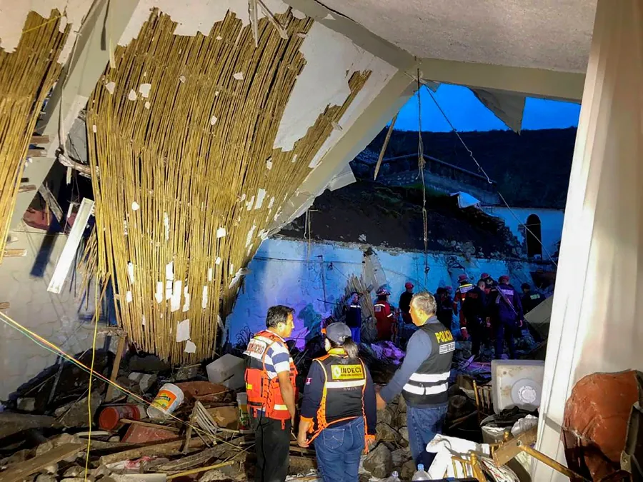 Lở đất ở Peru ảnh 1 Lo dat o Peru anh 1