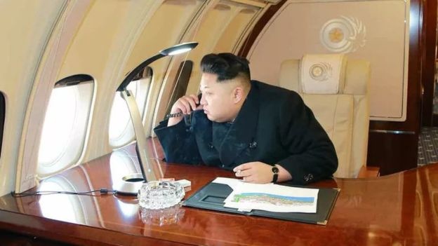 Ong Kim Jong Un co the den Ha Noi bang may bay cu hinh anh