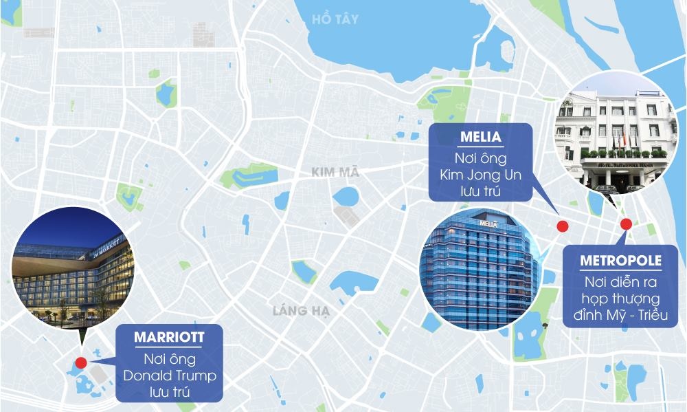 Ông Trump và ông Kim gặp mặt tại Hà Nội ảnh 1 Ong Trump va ong Kim gap mat tai Ha Noi anh 1