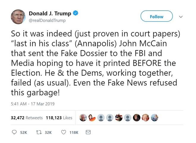 ngày điên rồ của ông Trump trên Twitter ảnh 2 ngay dien ro cua ong Trump tren Twitter anh 2