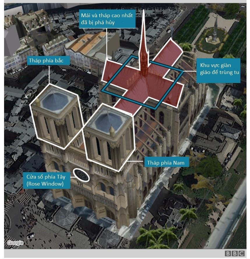 cháy Nhà thờ Đức Bà Paris ảnh 4 chay Nha tho Duc Ba Paris anh 4
