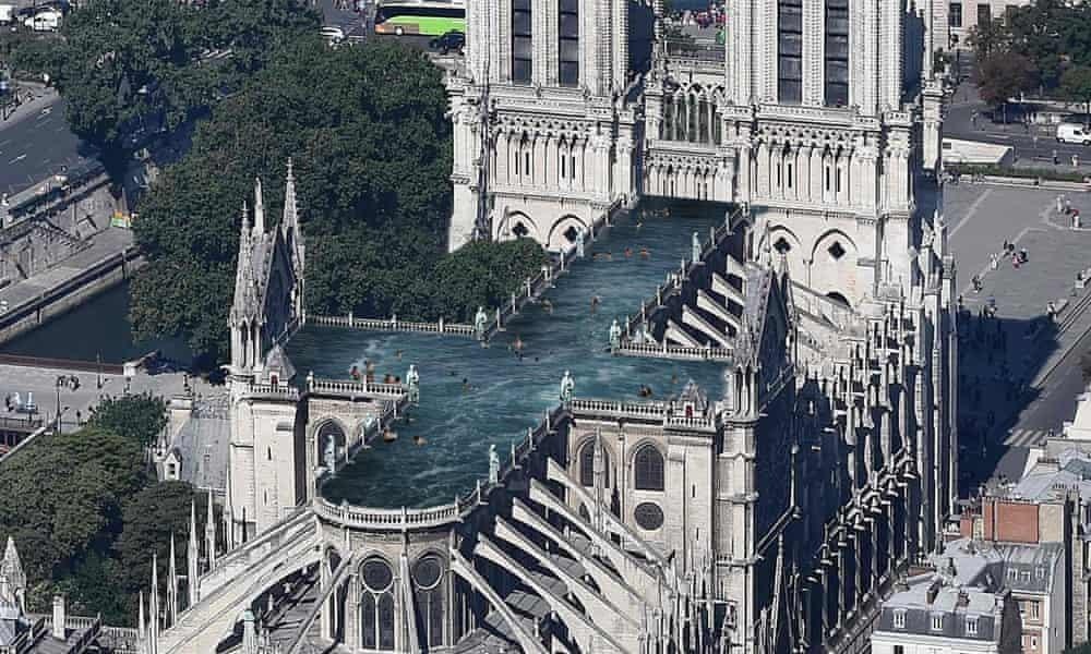 Cong ty Thuy Dien de xuat xay be boi tren noc Nha tho Duc Ba hinh anh