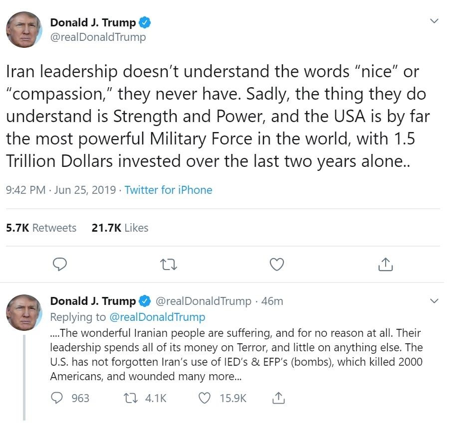 Trump de doa xoa so Iran anh 1