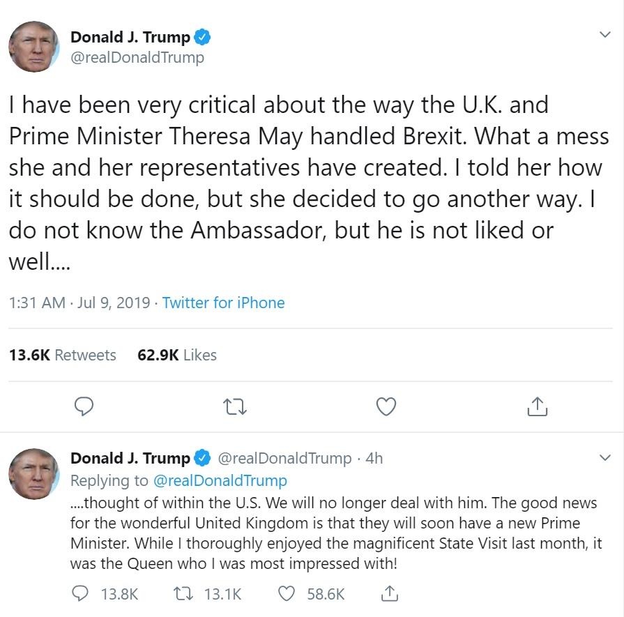 Dai su Anh noi chinh quyen Trump vo dung anh 1