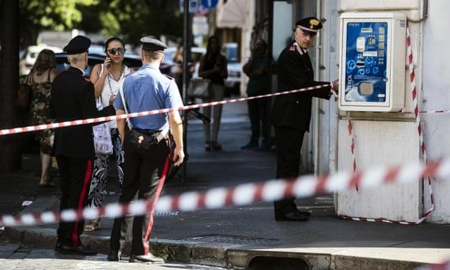 Sinh vien My bi bat trong vu dam chet canh sat gay chan dong Italy hinh anh