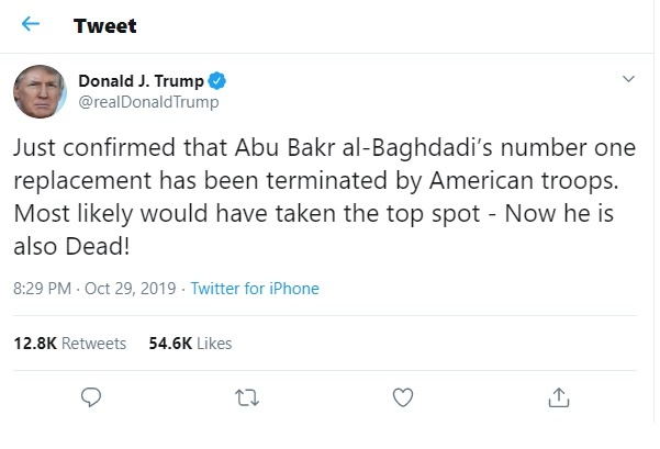 Mỹ giết chết người kế nhiệm làm thủ lĩnh IS ảnh 1 My giet chet nguoi ke nhiem lam thu linh IS anh 1