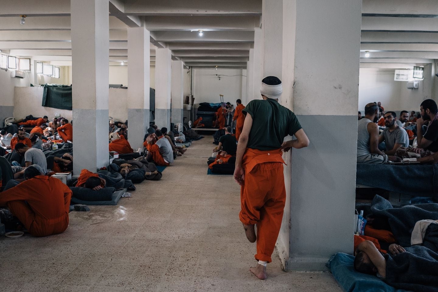 Bên trong nhà tù giam giữ chiến binh IS ảnh 6 Ben trong nha tu giam giu chien binh IS anh 6