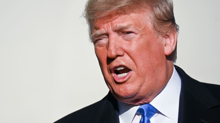 TT Trump khoe 'thoa thuan lon' tren Twitter lam chung khoan My bung no hinh anh