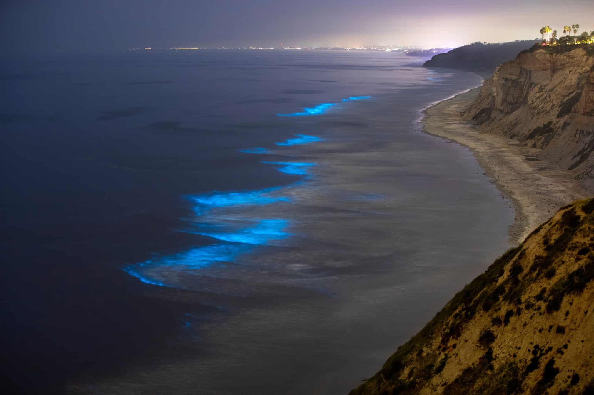 Song bien phat quang o California anh 2