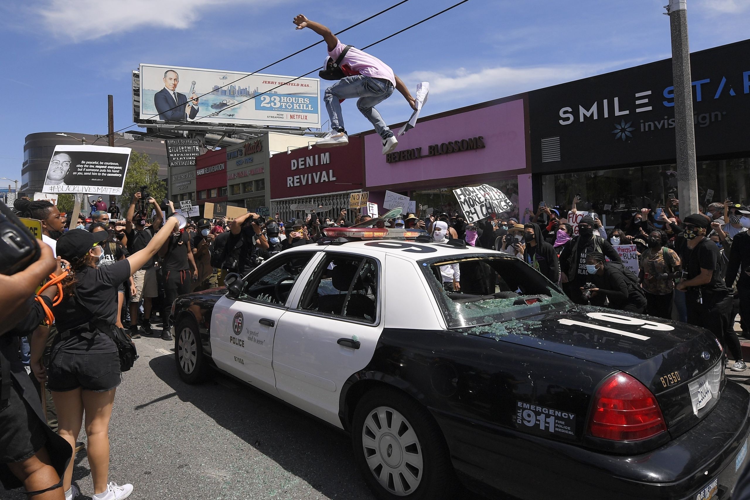 Bao dong lan rong o nhieu thanh pho cua My anh 2