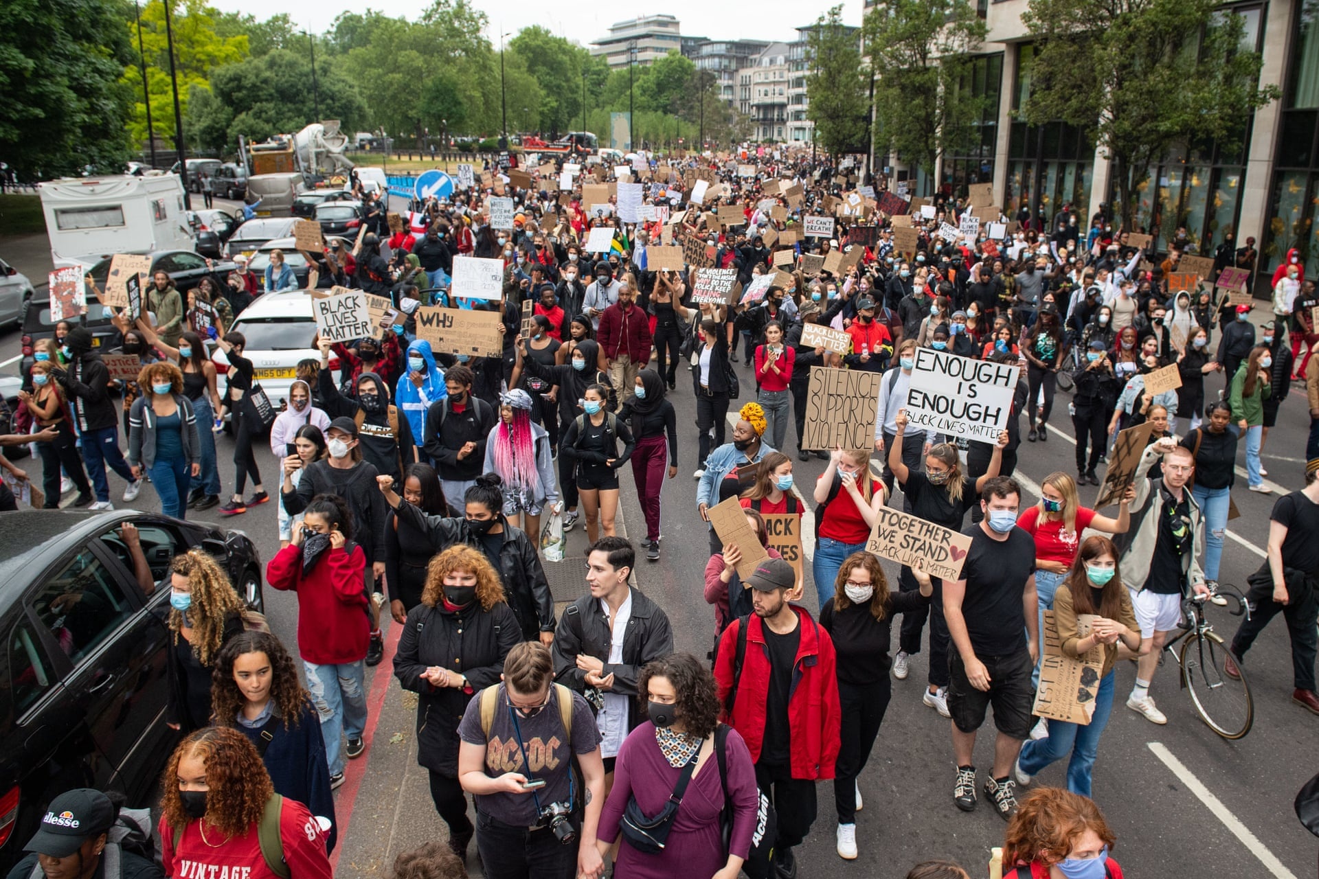 Bieu tinh George Floyd anh 5