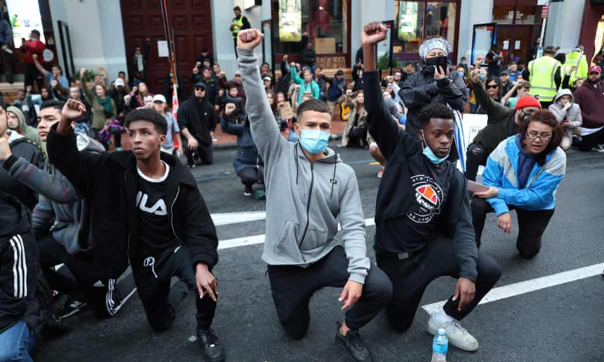 Bieu tinh George Floyd anh 9