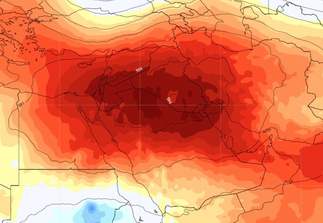 Nong gan 52 do C, dan Baghdad khong dam ra ngoai duong hinh anh