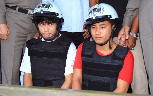 Vua Thai tha toi chet cho 2 lao dong Myanmar giet nguoi hinh anh