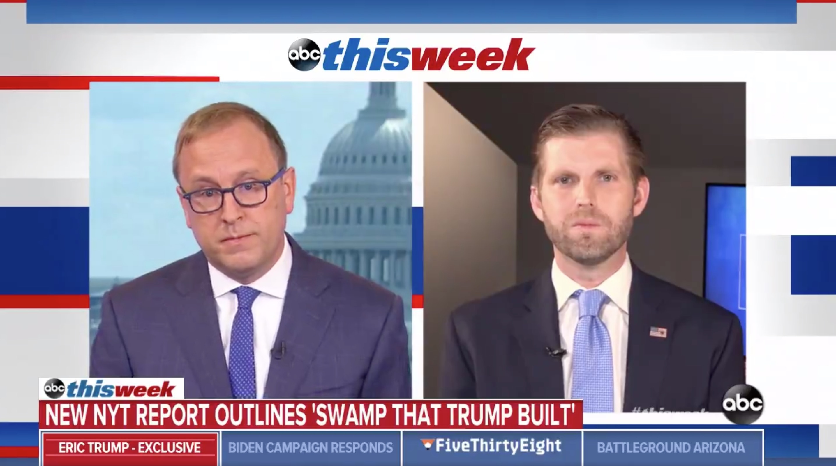 Eric Trump bao ve cha truoc thong tin cua New York Times anh 1