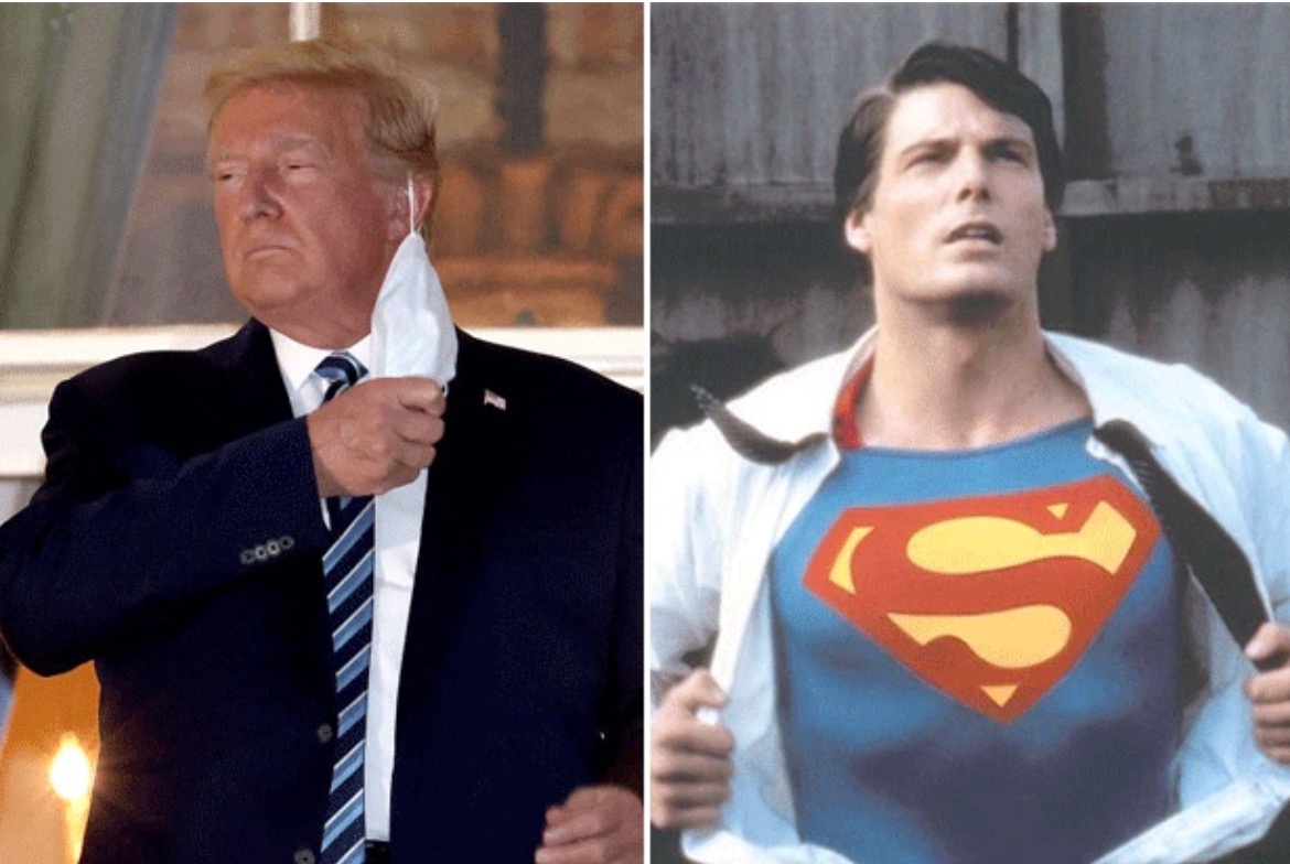 Tong thong Trump tung muon mac ao sieu nhan khi xuat vien hinh anh