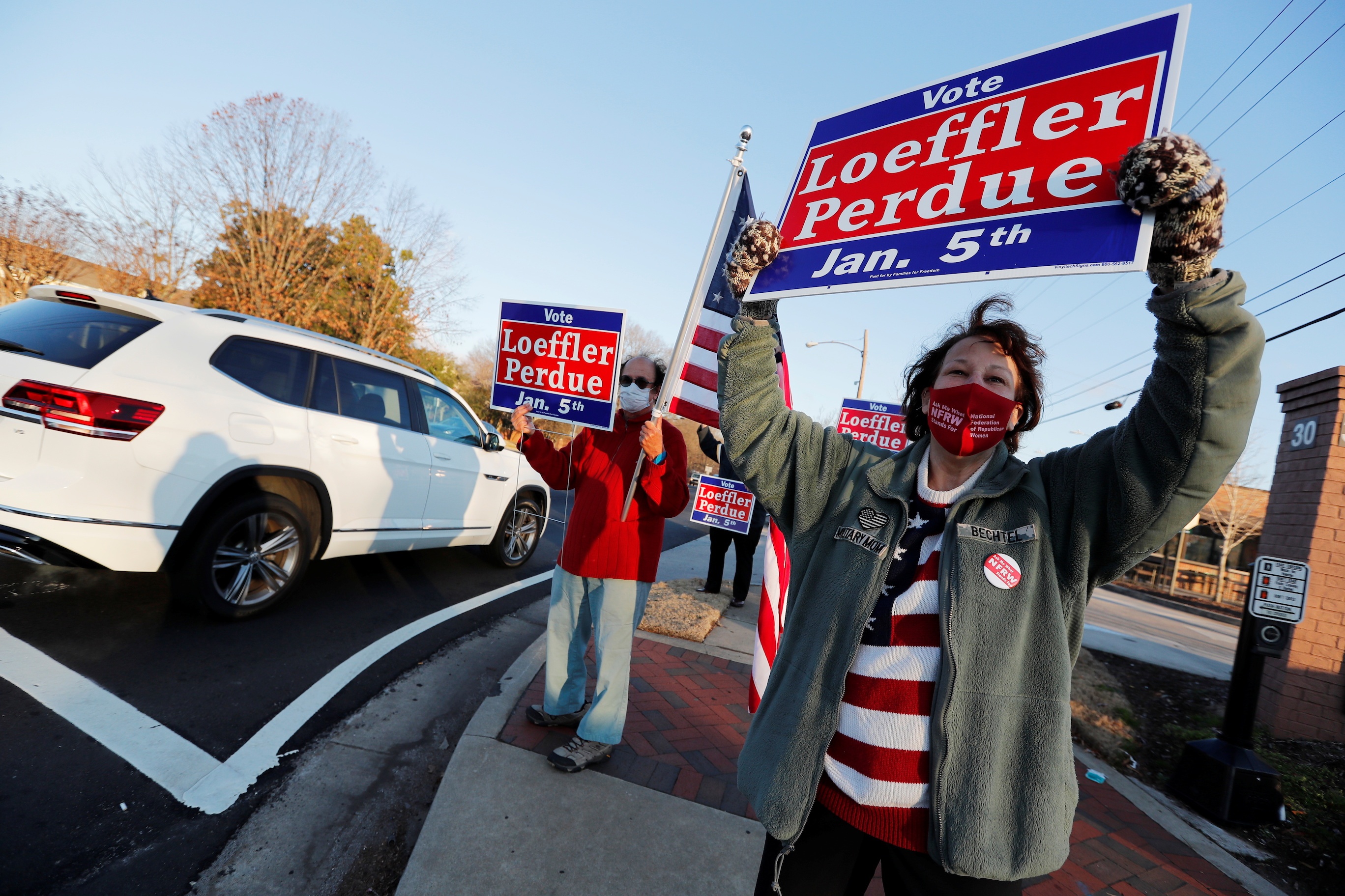 Dan Georgia di bo phieu dinh hinh nhiem ky sap toi cua ong Joe Biden hinh anh